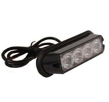 ORANJE bumper flitser - E keurmerk - R65 - 4 LED - synchronisatie ORANJE bumper flitser - E keurmerk - R65 - 4 LED - synchronisatie